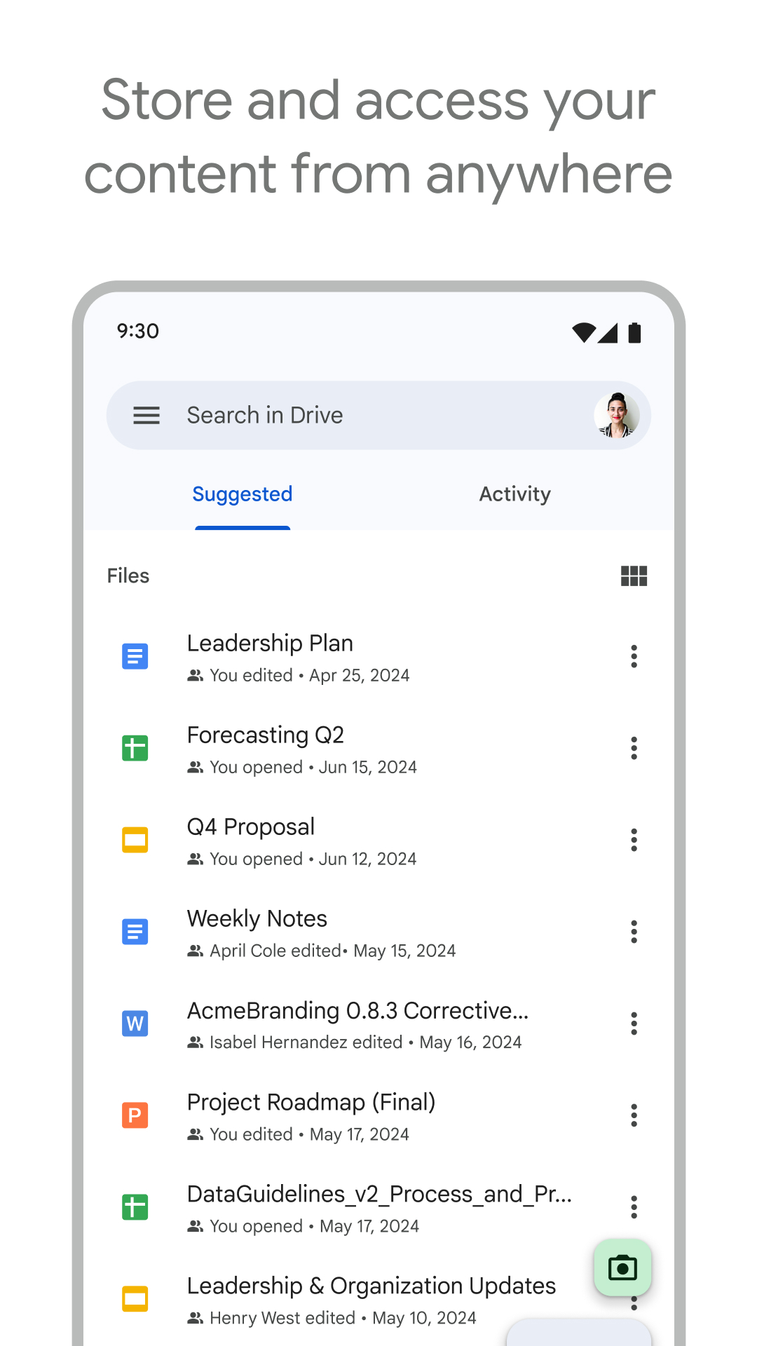 Google Диск APK screenshot