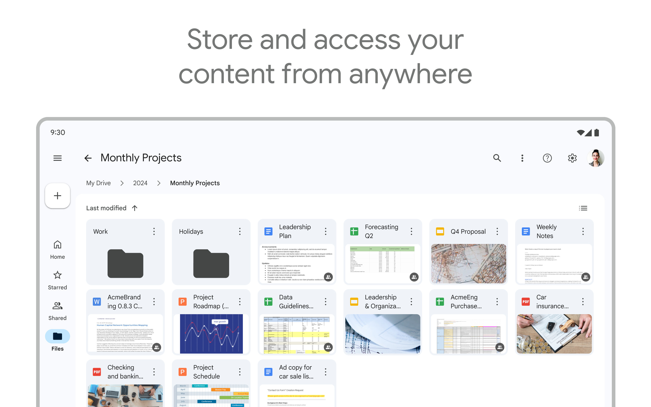 Google Диск APK screenshot