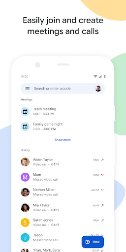 Google Meet APK screenshot