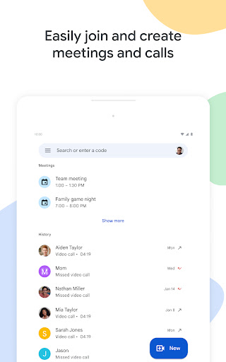Google Meet APK screenshot