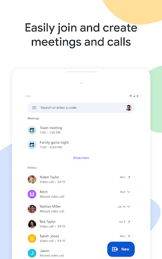 Google Meet APK screenshot
