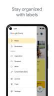 Google Keep APK screenshot