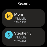 Google Phone screenshot
