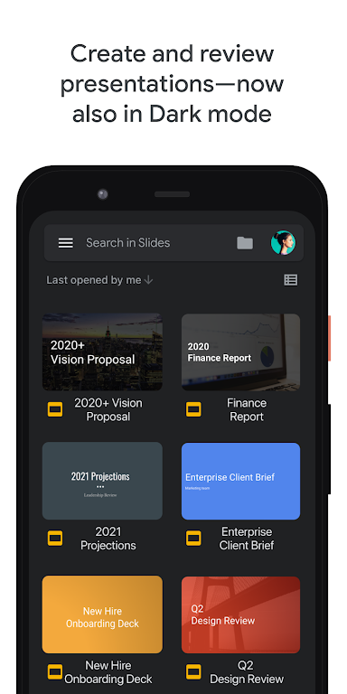 Google Slides APK screenshot