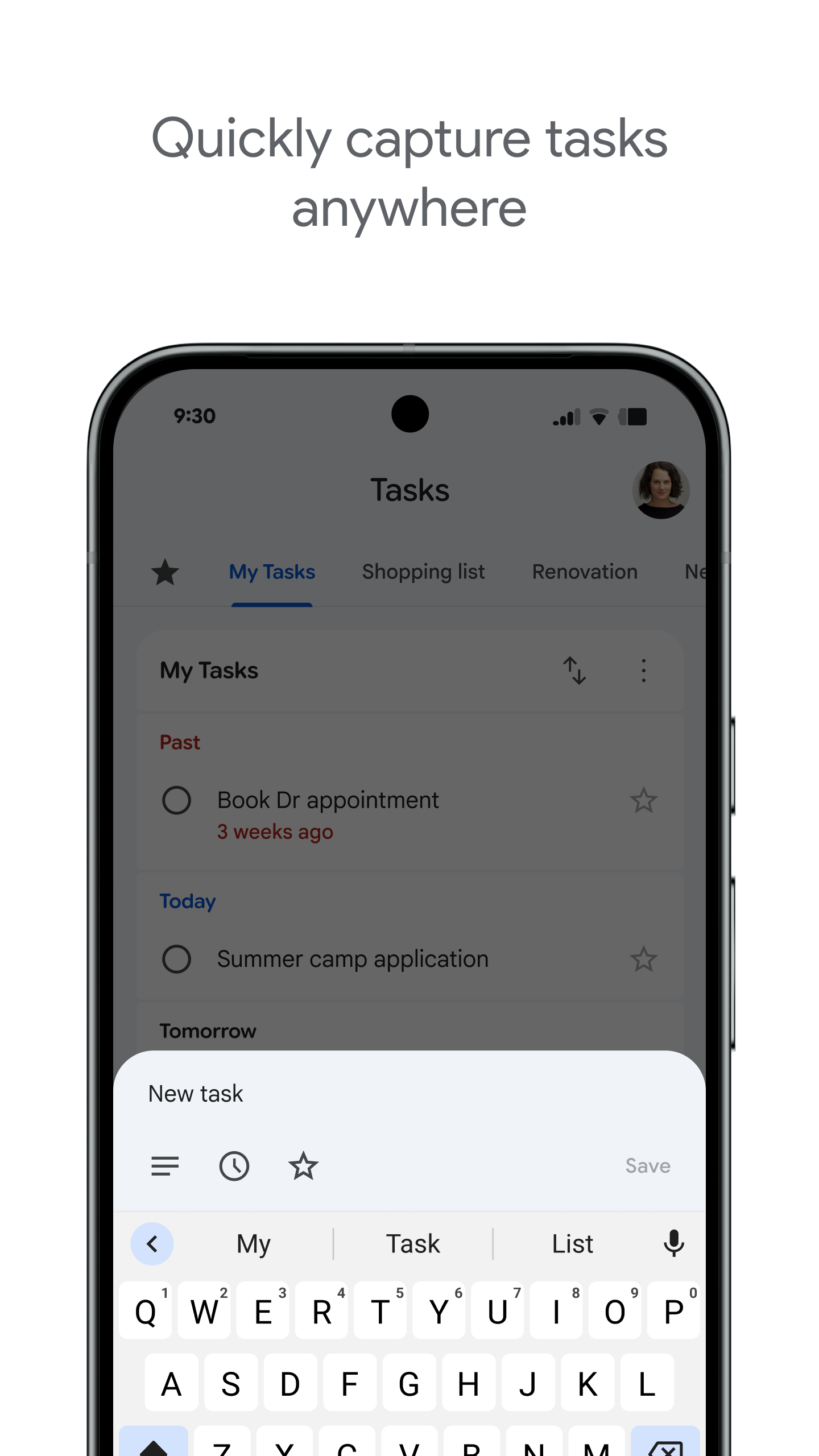 Google Tasks APK screenshot
