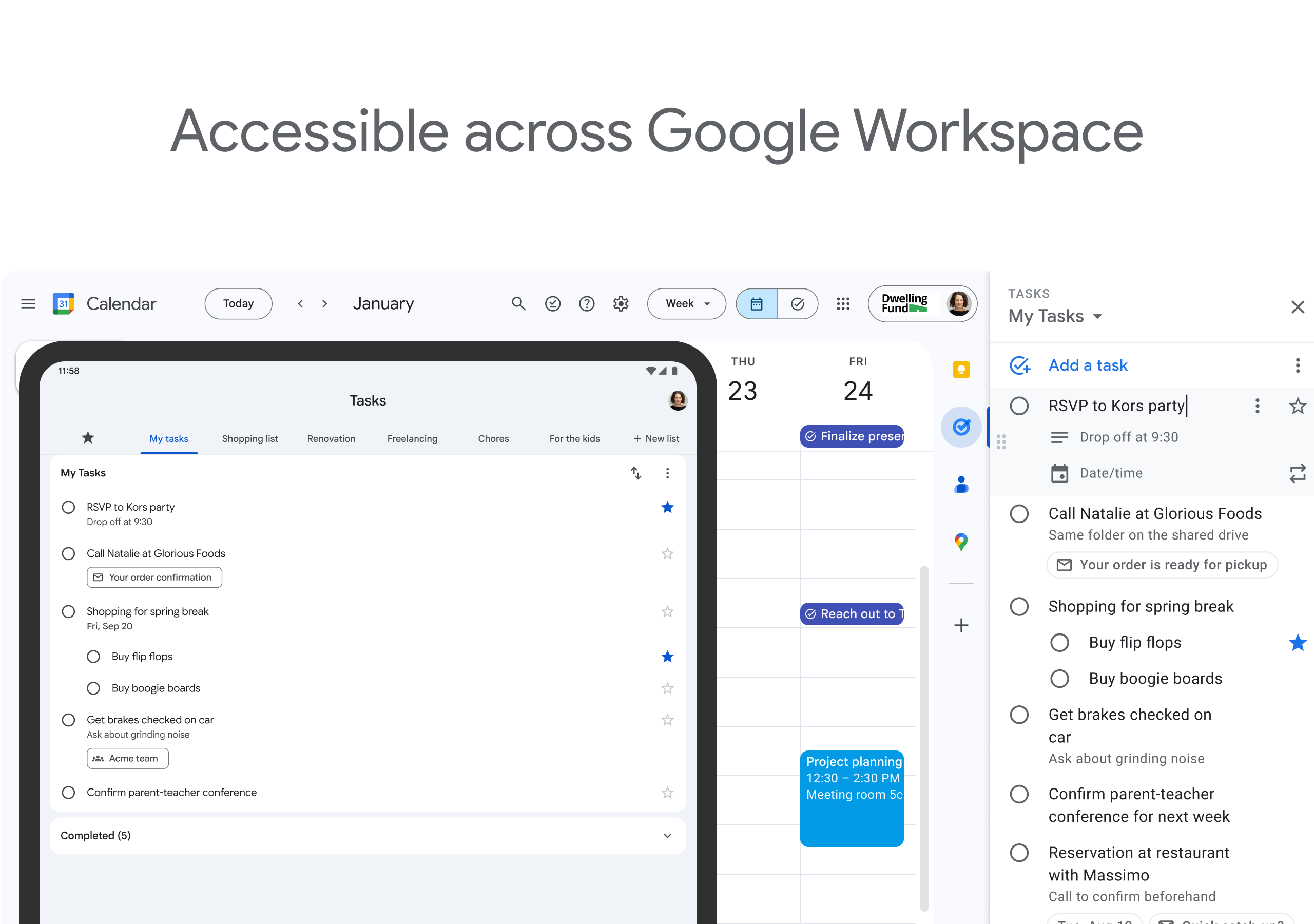 Google Tasks APK screenshot