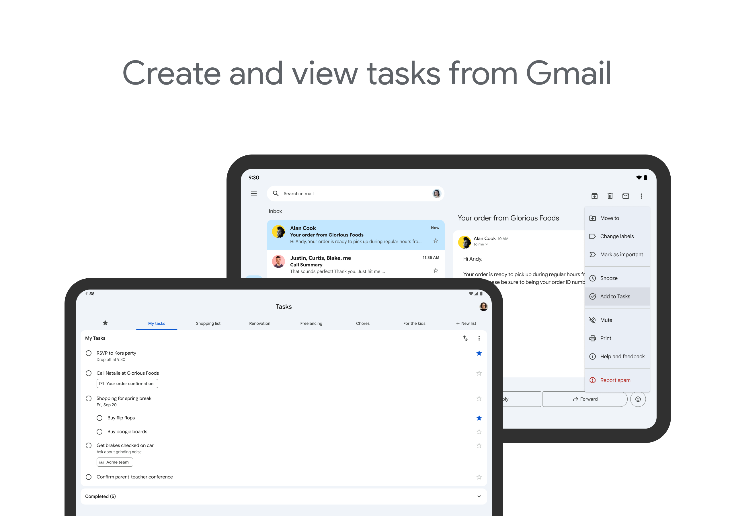 Google Tasks APK screenshot