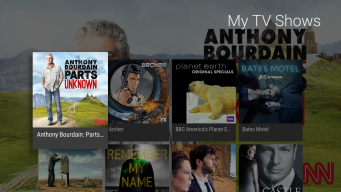 Google TV screenshot