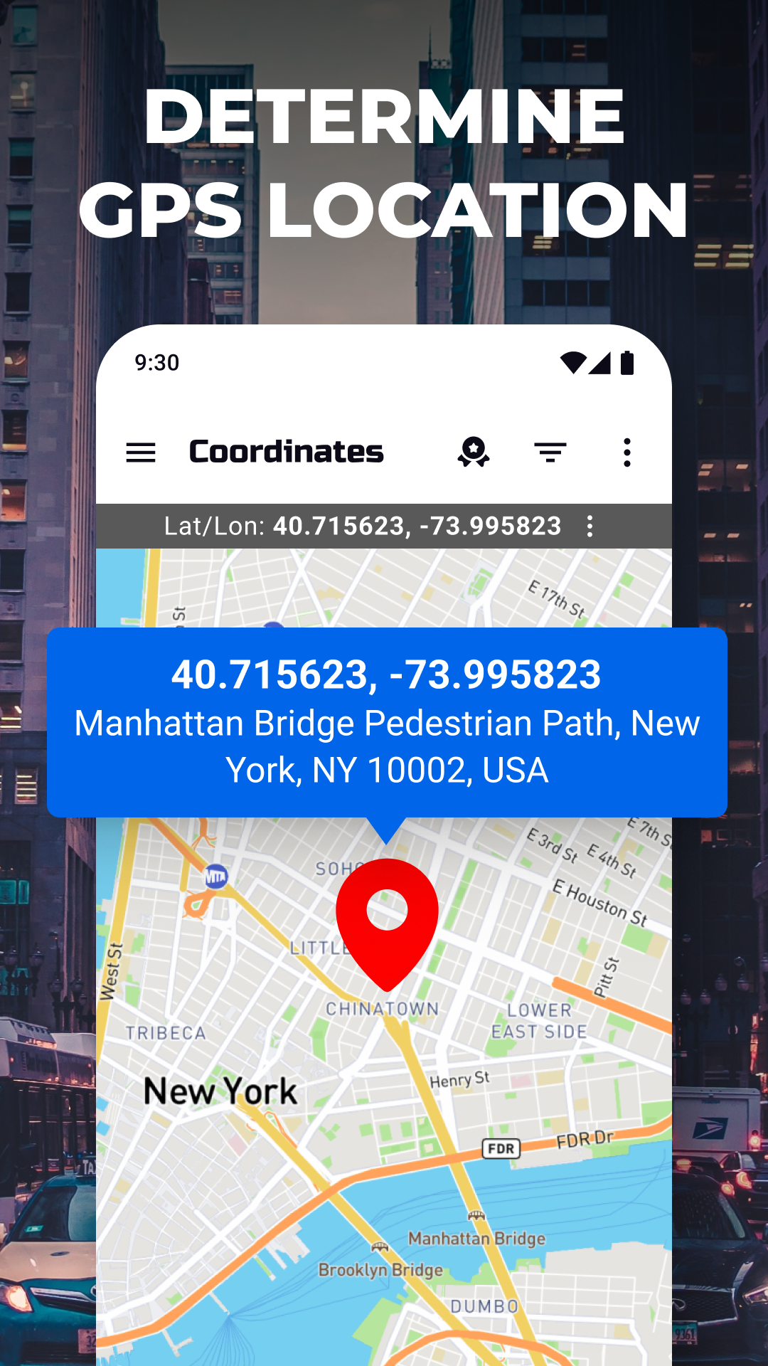 Координаты GPS: Широта Долгота APK screenshot