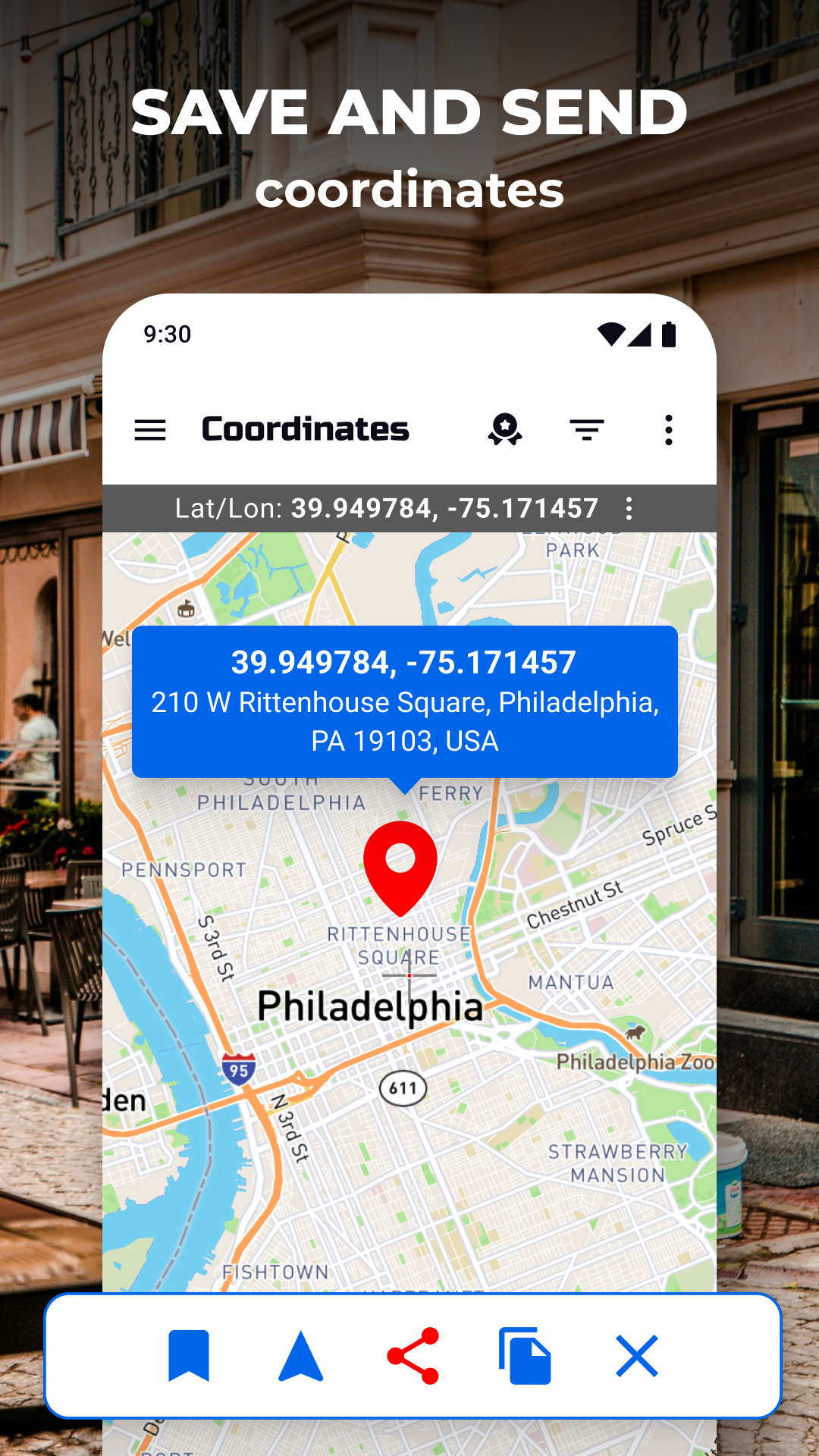 Координаты GPS: Широта Долгота APK screenshot