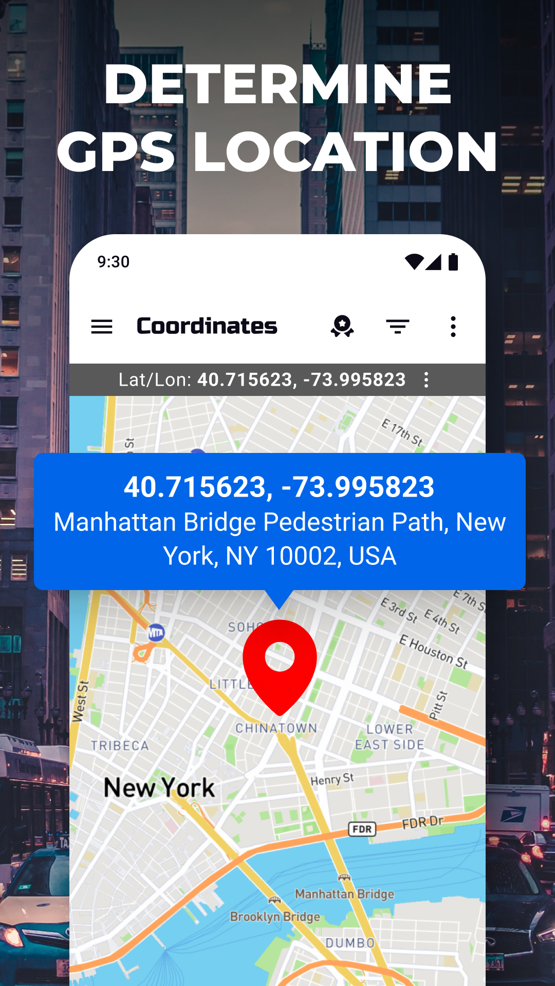 Координаты GPS: Широта Долгота APK screenshot