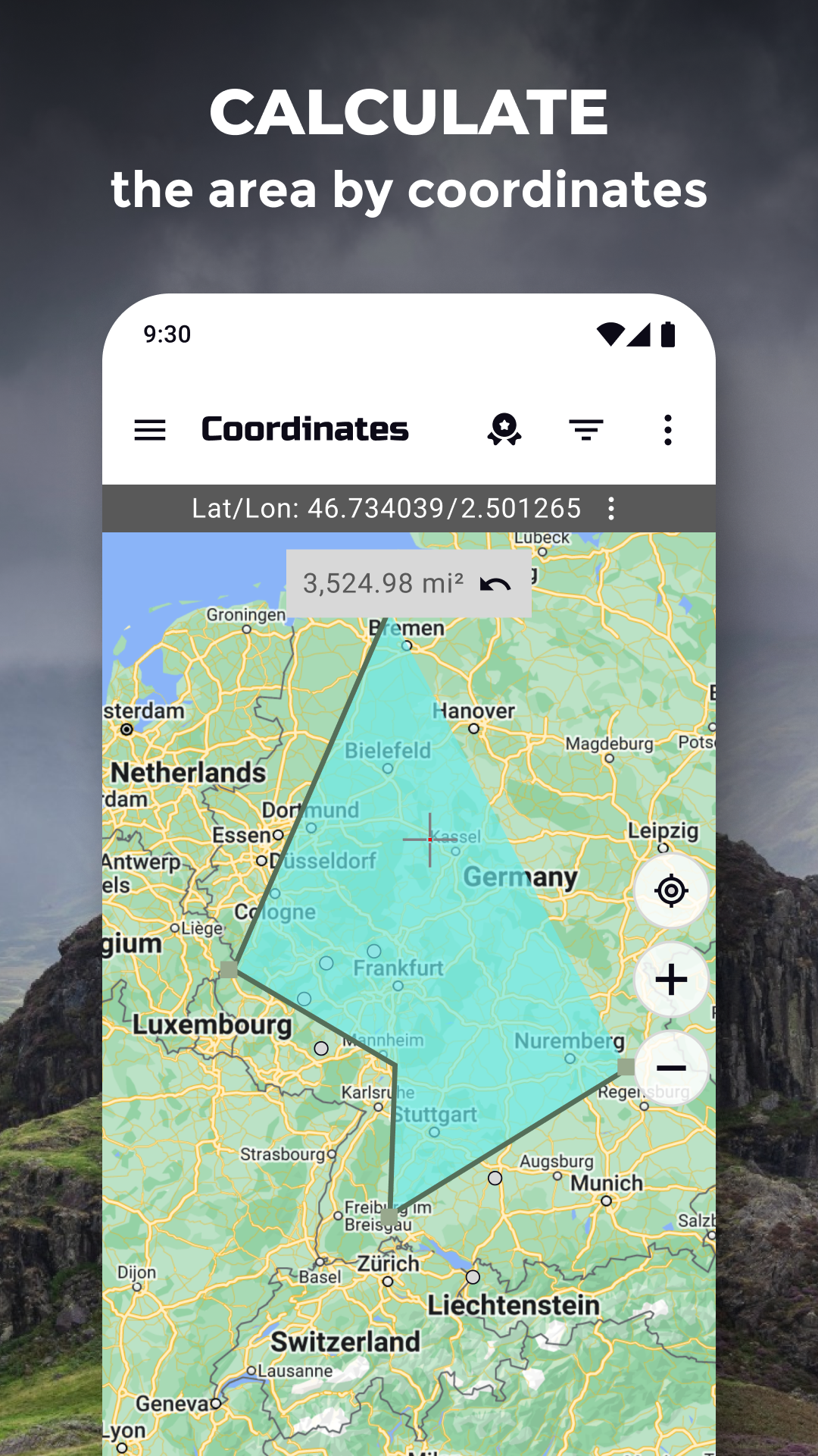 Координаты GPS: Широта Долгота APK screenshot