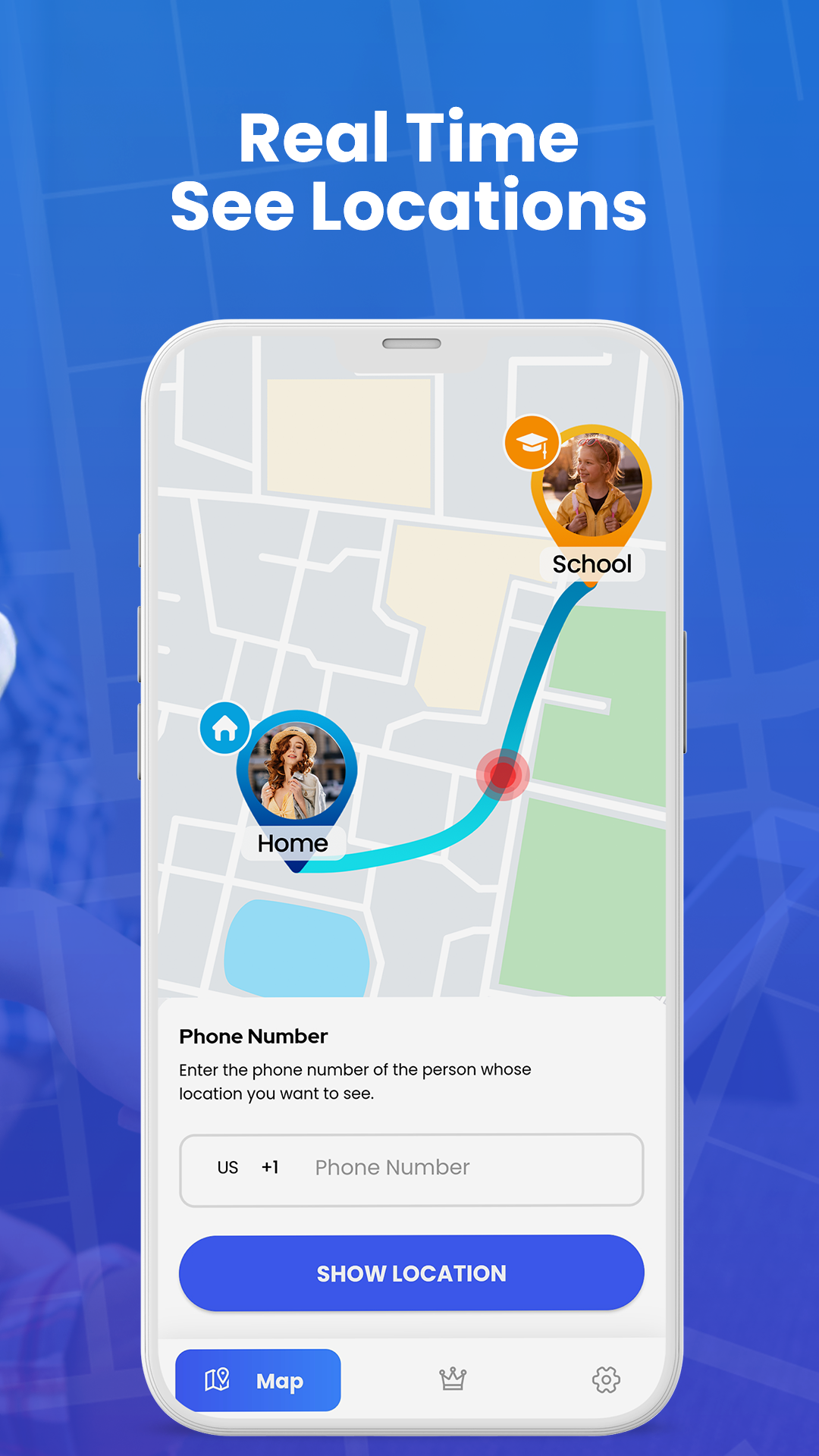 GPS Phone Location Tracker APK screenshot