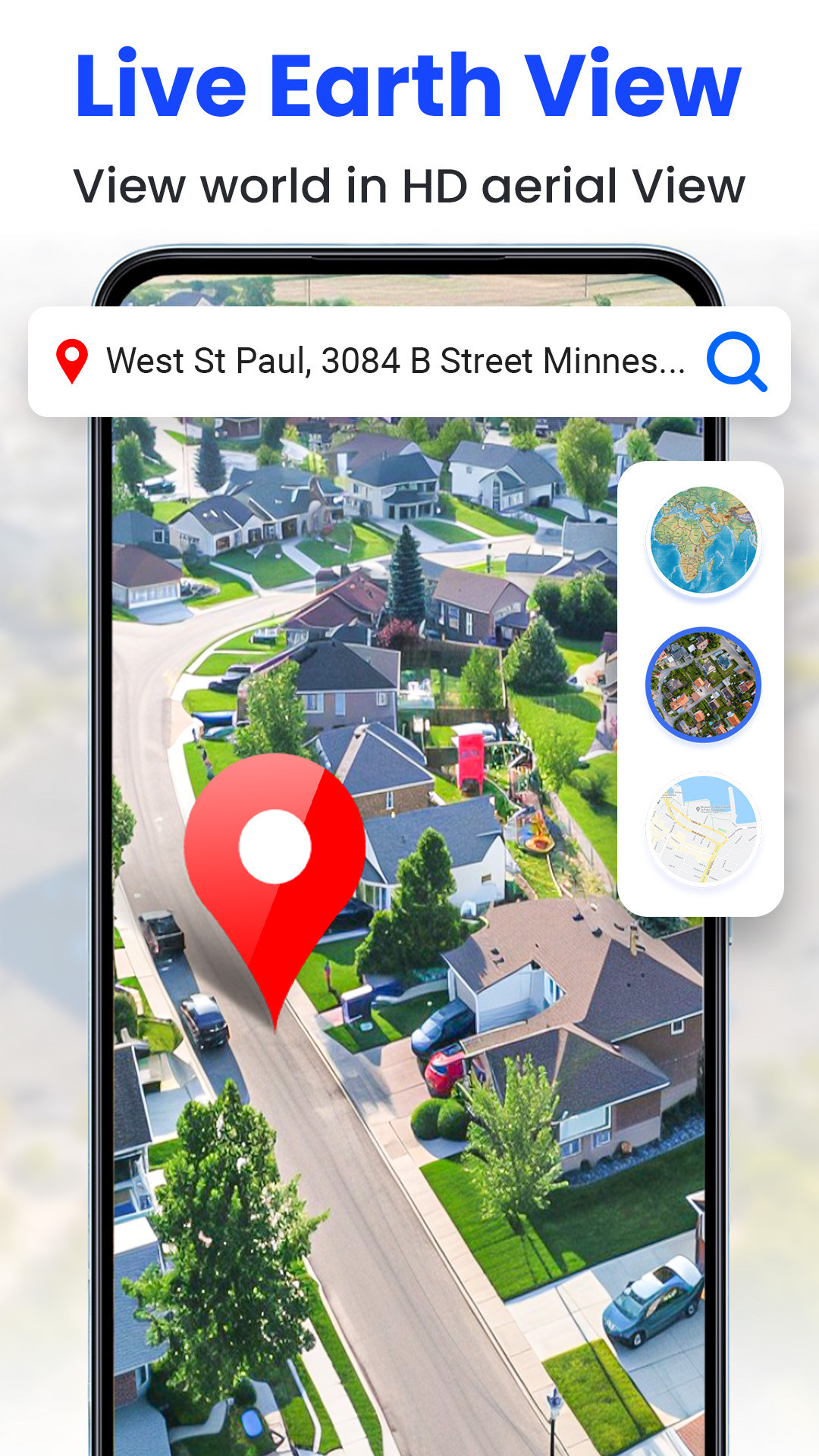 GPS Satellite Live Earth Map APK screenshot