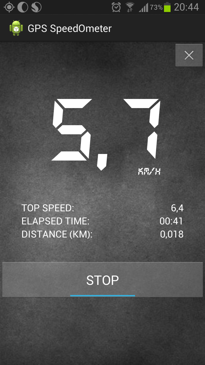 GPS SpeedoMeter APK screenshot