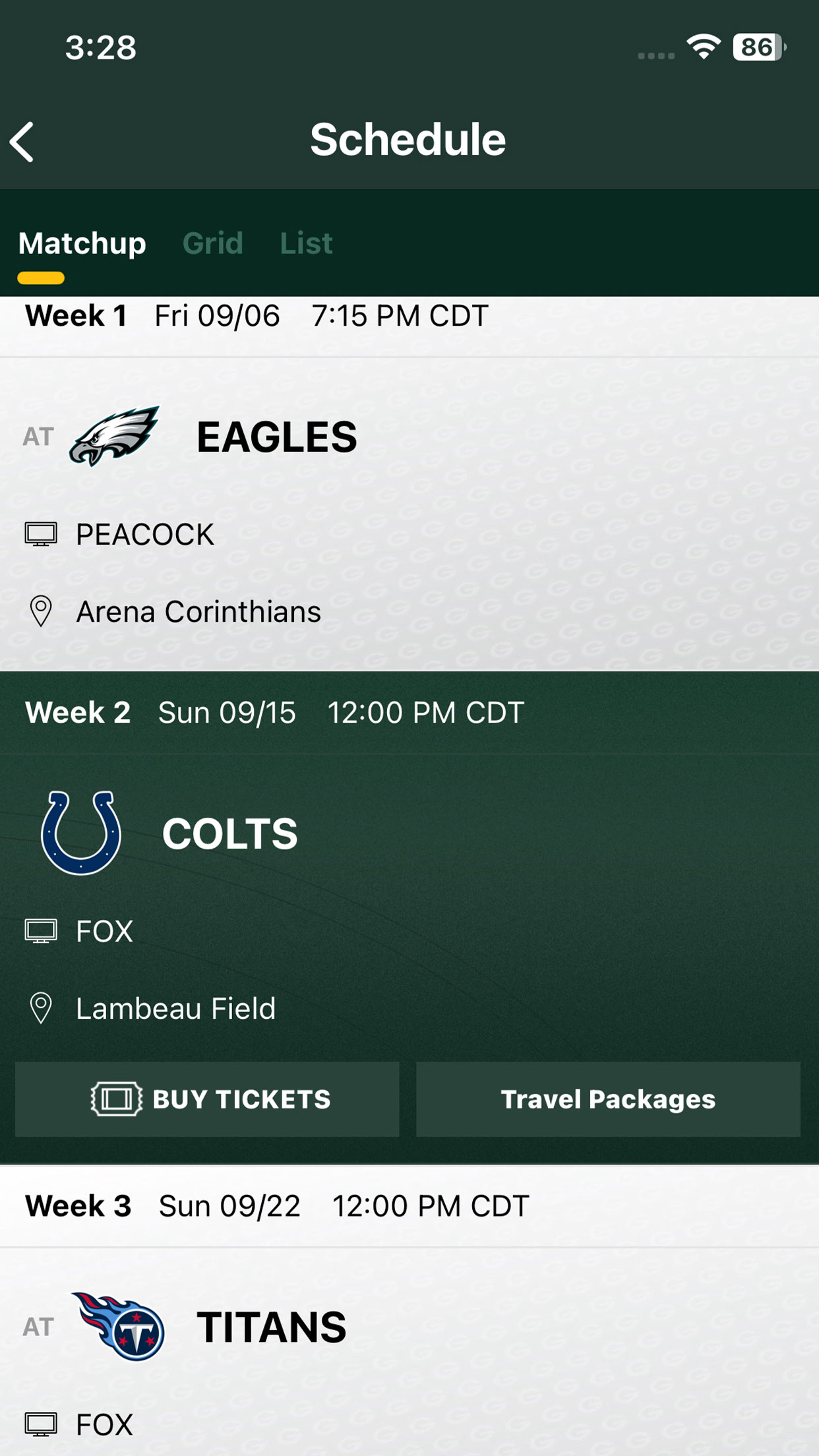 Green Bay Packers APK screenshot