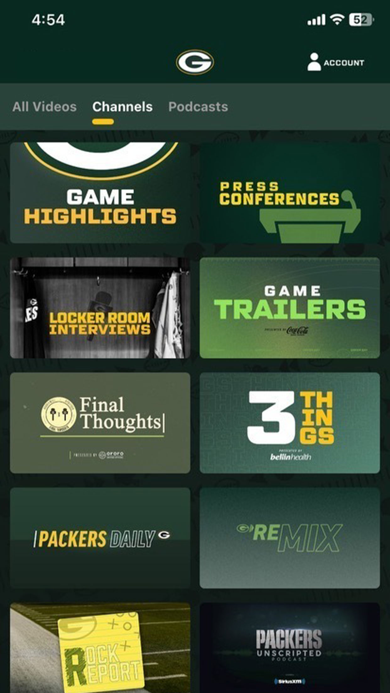 Green Bay Packers APK screenshot