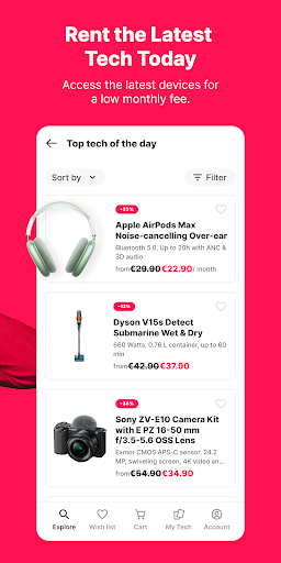 Grover - rent tech flexibly APK screenshot