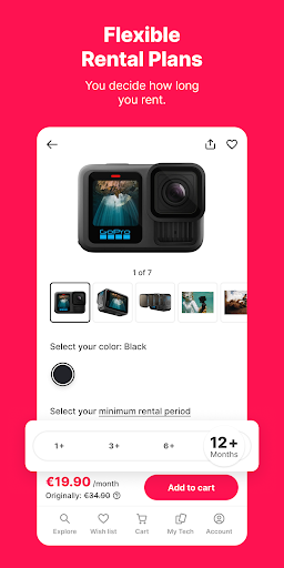 Grover - rent tech flexibly APK screenshot