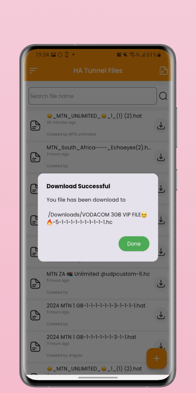 Ha tunnel plus mtn files 2024 APK screenshot