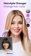Hair Styler App, AI Hairstyle APK screenshot