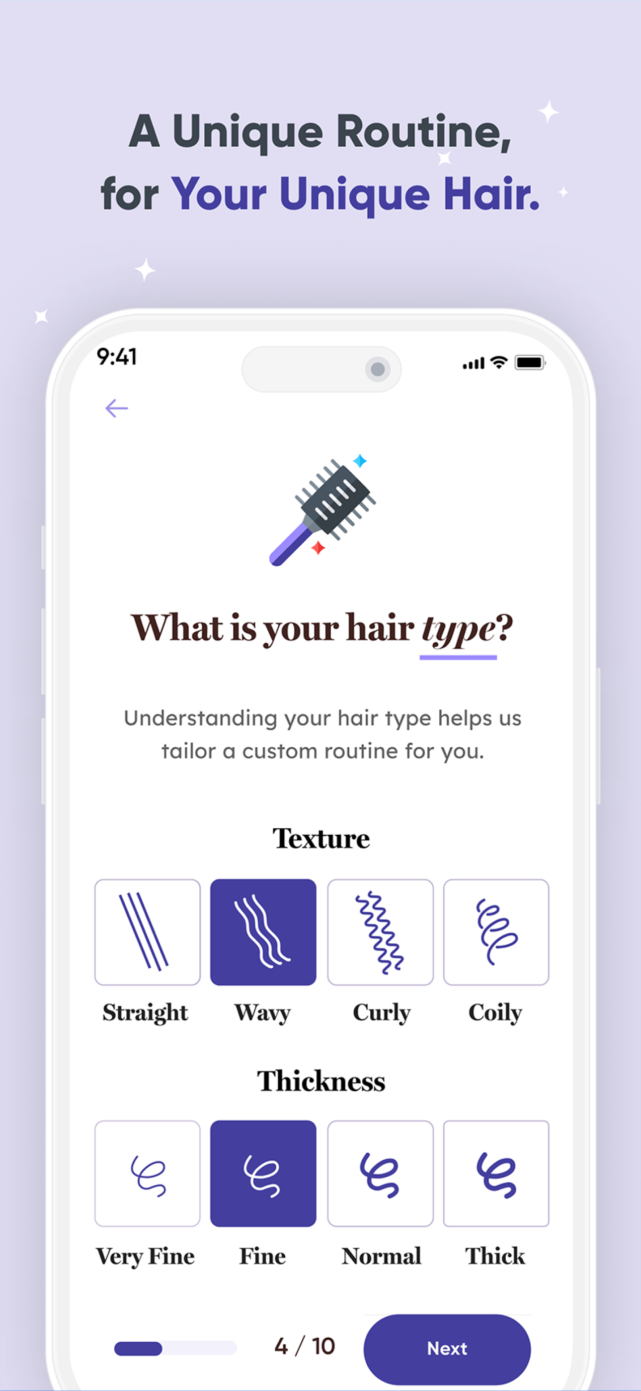 hair2hair: Hair Care Tracker APK screenshot