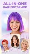 HairApp: Hair Styler App, Bald APK screenshot