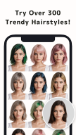 HairTry: AI Hair Cut Simulator APK screenshot
