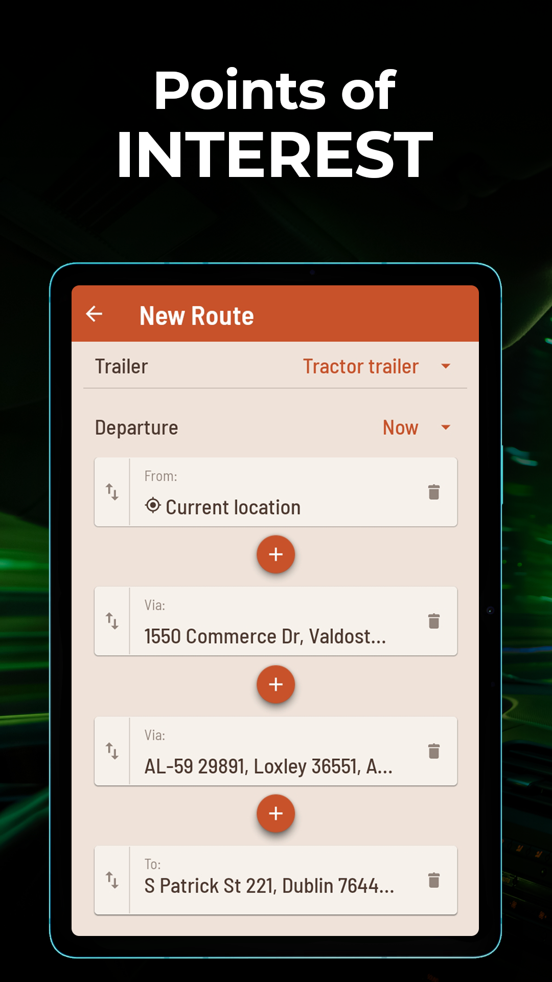 Hammer: Truck GPS & Maps APK screenshot