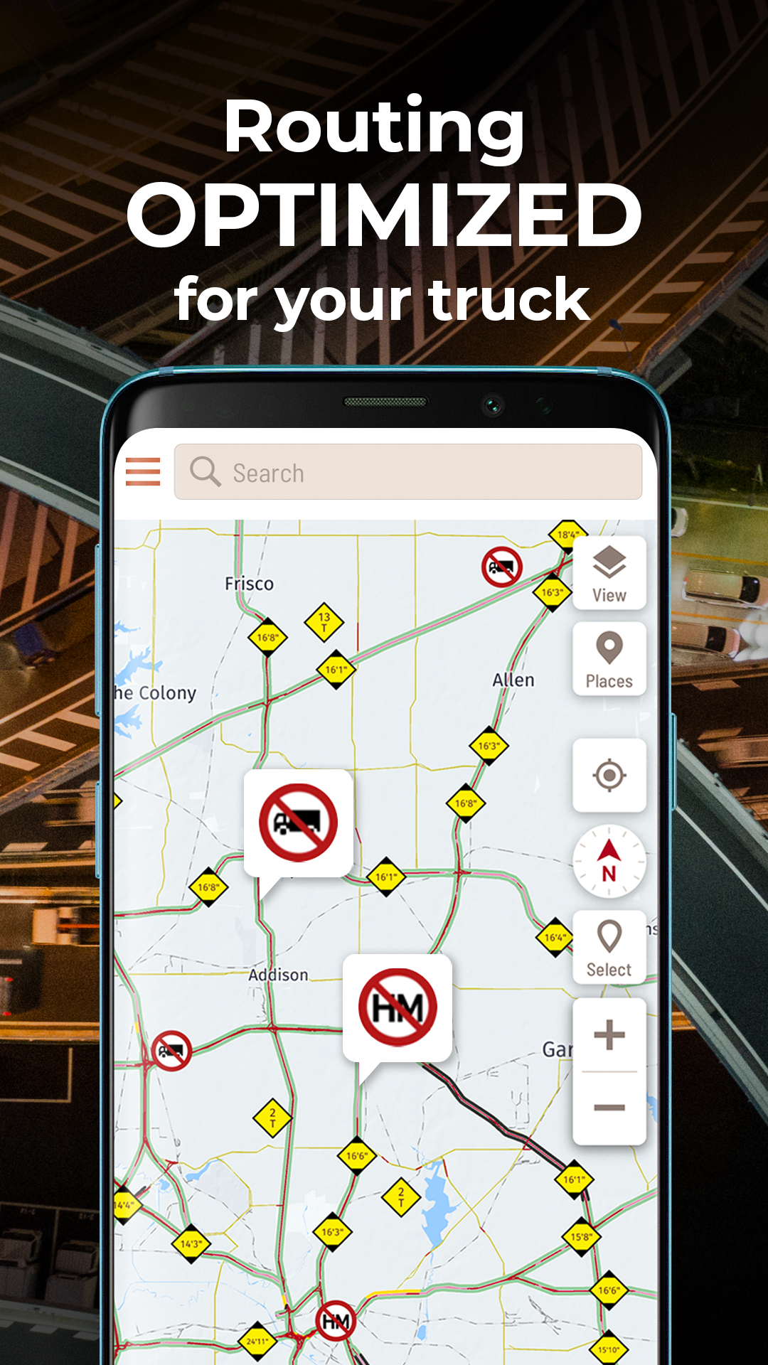 Hammer: Truck GPS & Maps APK screenshot