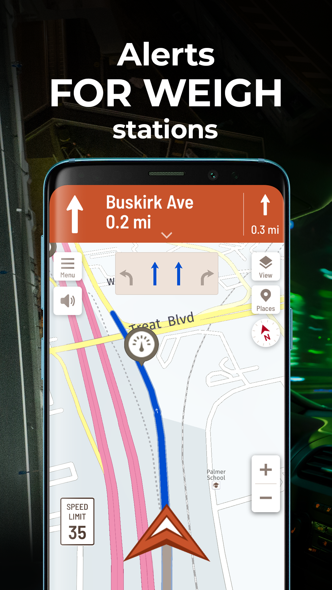 Hammer: Truck GPS & Maps APK screenshot