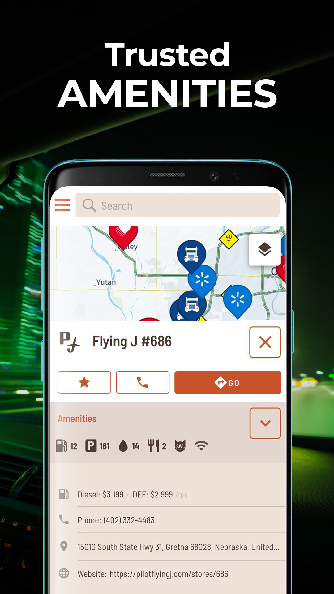 Hammer: Truck GPS & Maps APK screenshot