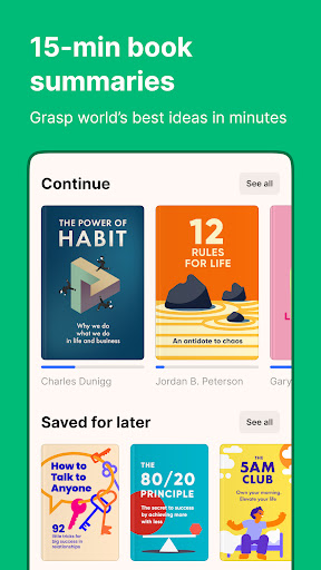 Headway: 15-Min Book Summaries APK screenshot