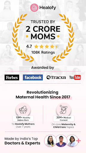 Healofy Pregnancy & Parenting APK screenshot