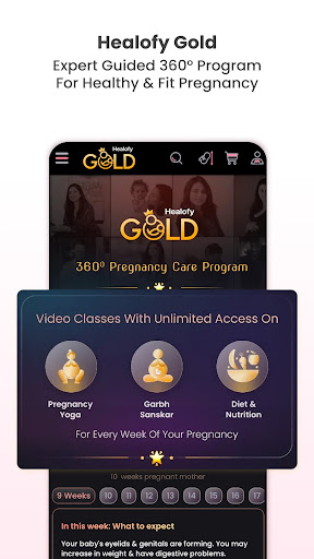 Healofy Pregnancy & Parenting APK screenshot