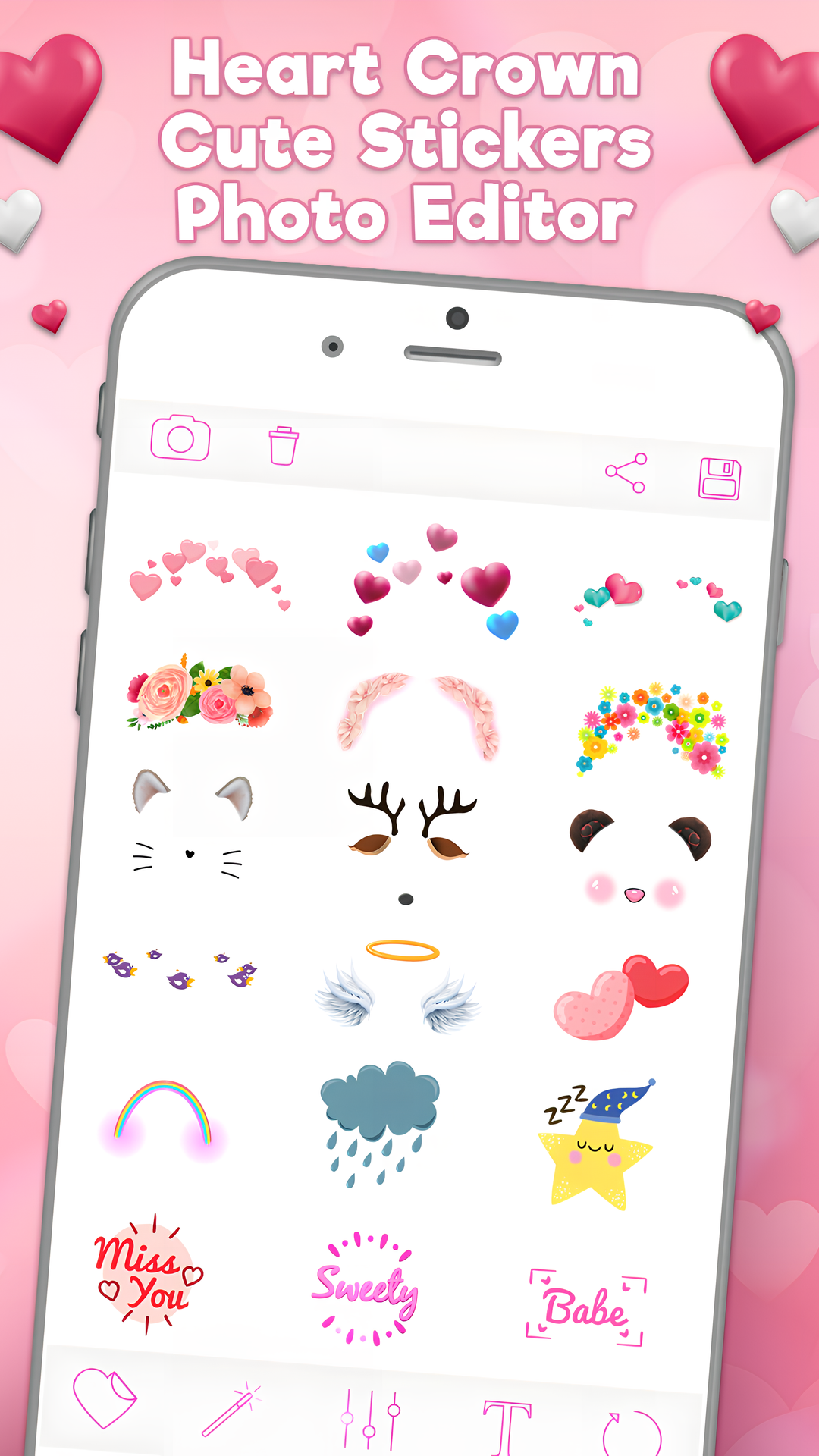 Heart Emoji & Photo Stickers APK screenshot