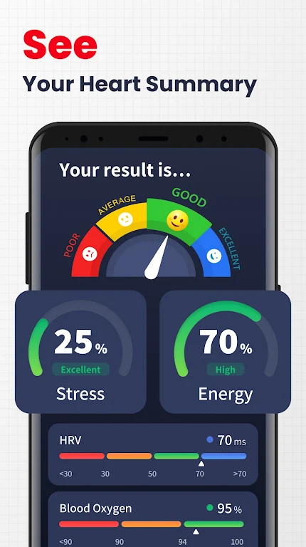 Монитор сердечного ритма APK screenshot