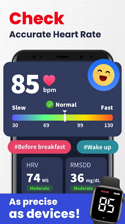 Монитор сердечного ритма APK screenshot