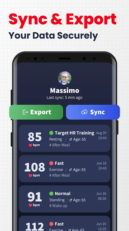 Монитор сердечного ритма APK screenshot