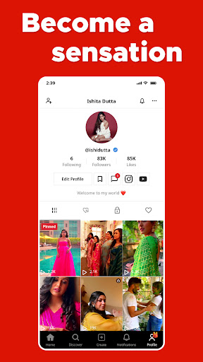 Hipi - Short Videos | Rewards APK screenshot