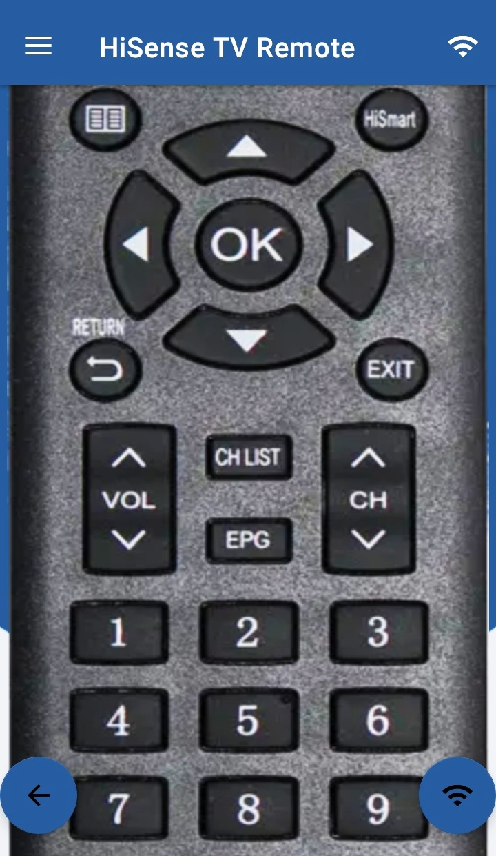 HiSense Smart TV Remote APK screenshot