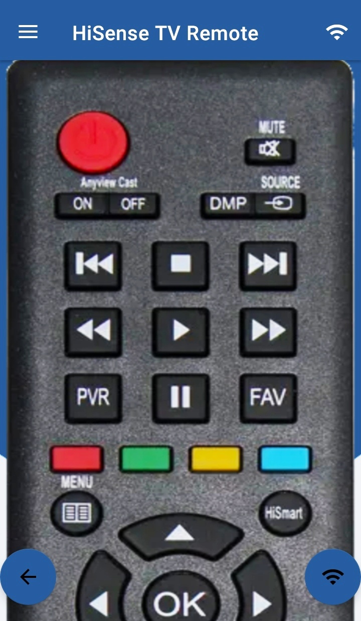 HiSense Smart TV Remote APK screenshot