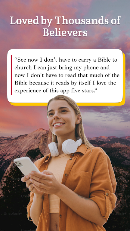Holy Bible Launcher: KJV+Audio APK screenshot