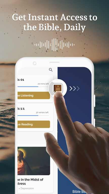 Holy Bible Launcher: KJV+Audio APK screenshot