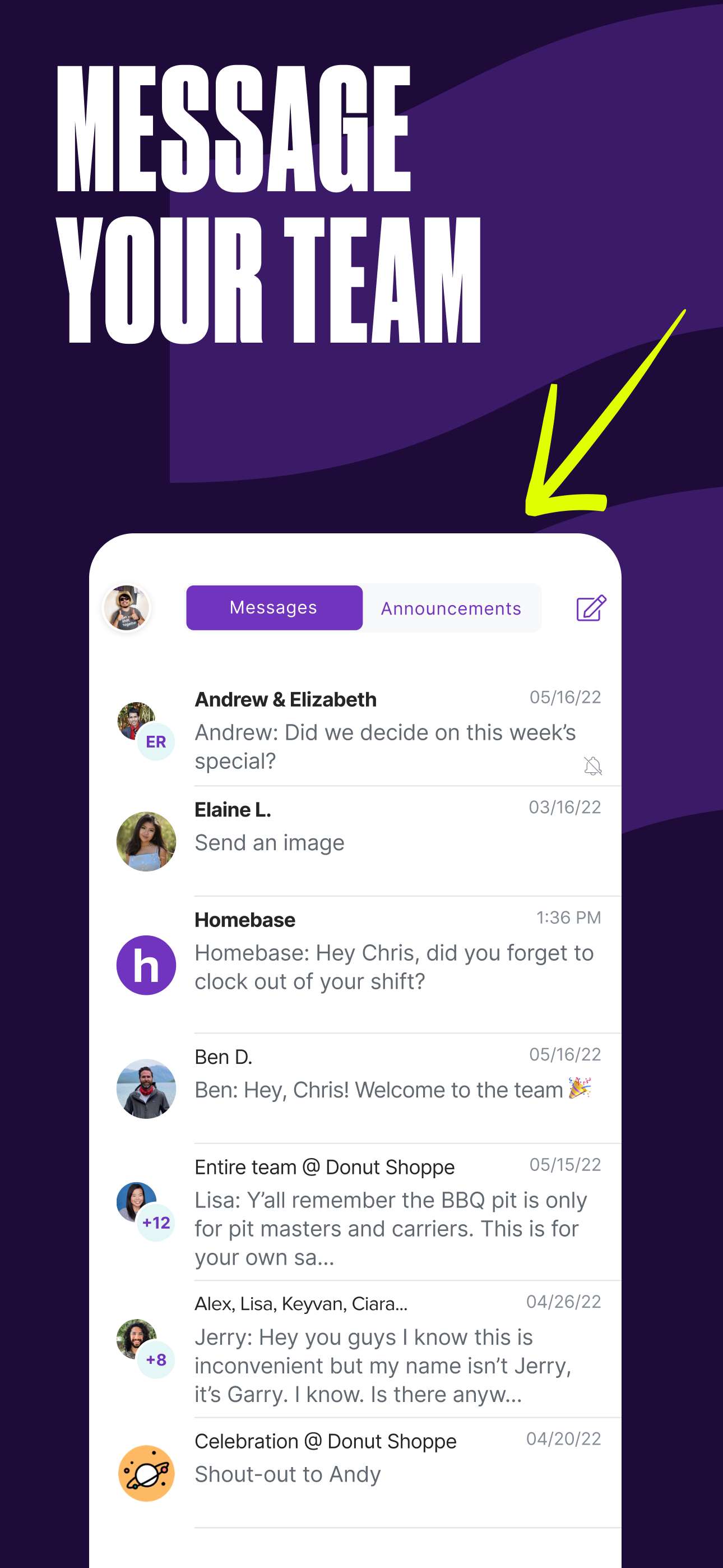 Homebase: Employee Scheduling APK screenshot