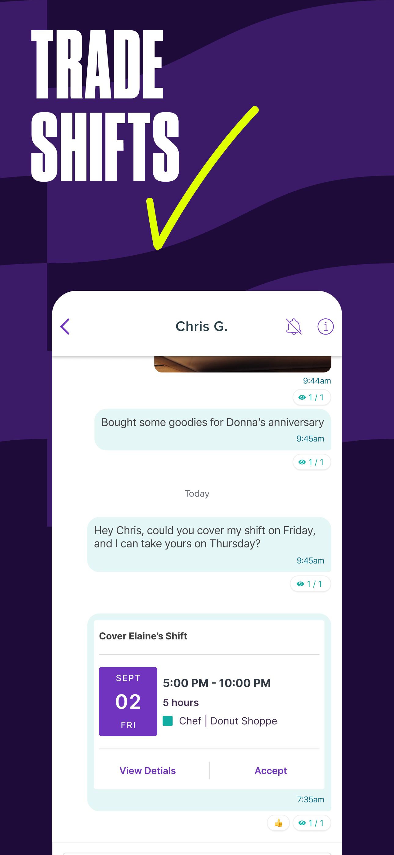 Homebase: Employee Scheduling APK screenshot