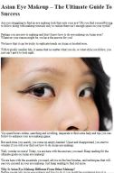 How to Do Asian Makeup APK screenshot