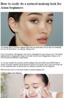 How to Do Asian Makeup APK screenshot
