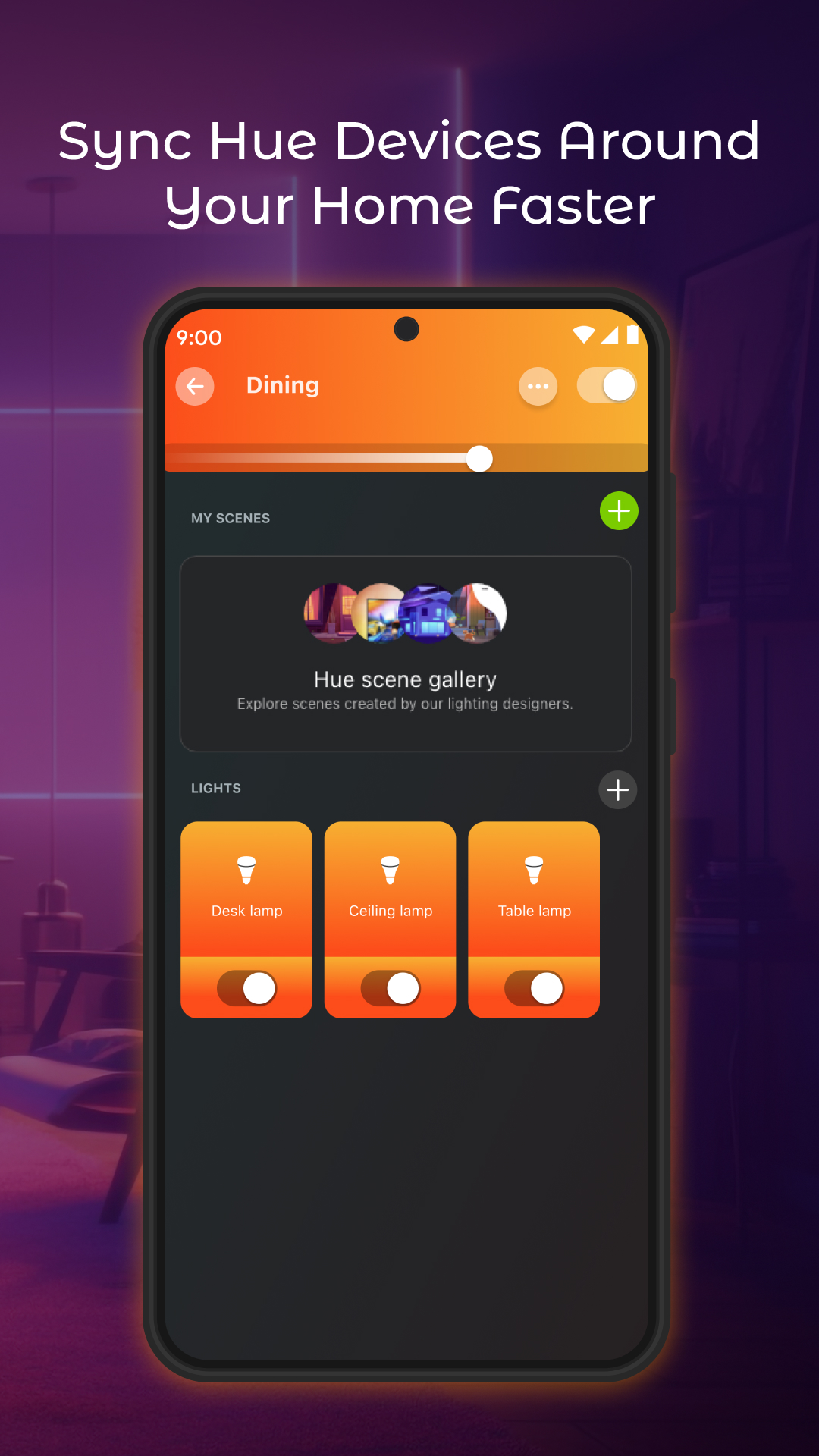 Hue Light App Remote Control APK screenshot