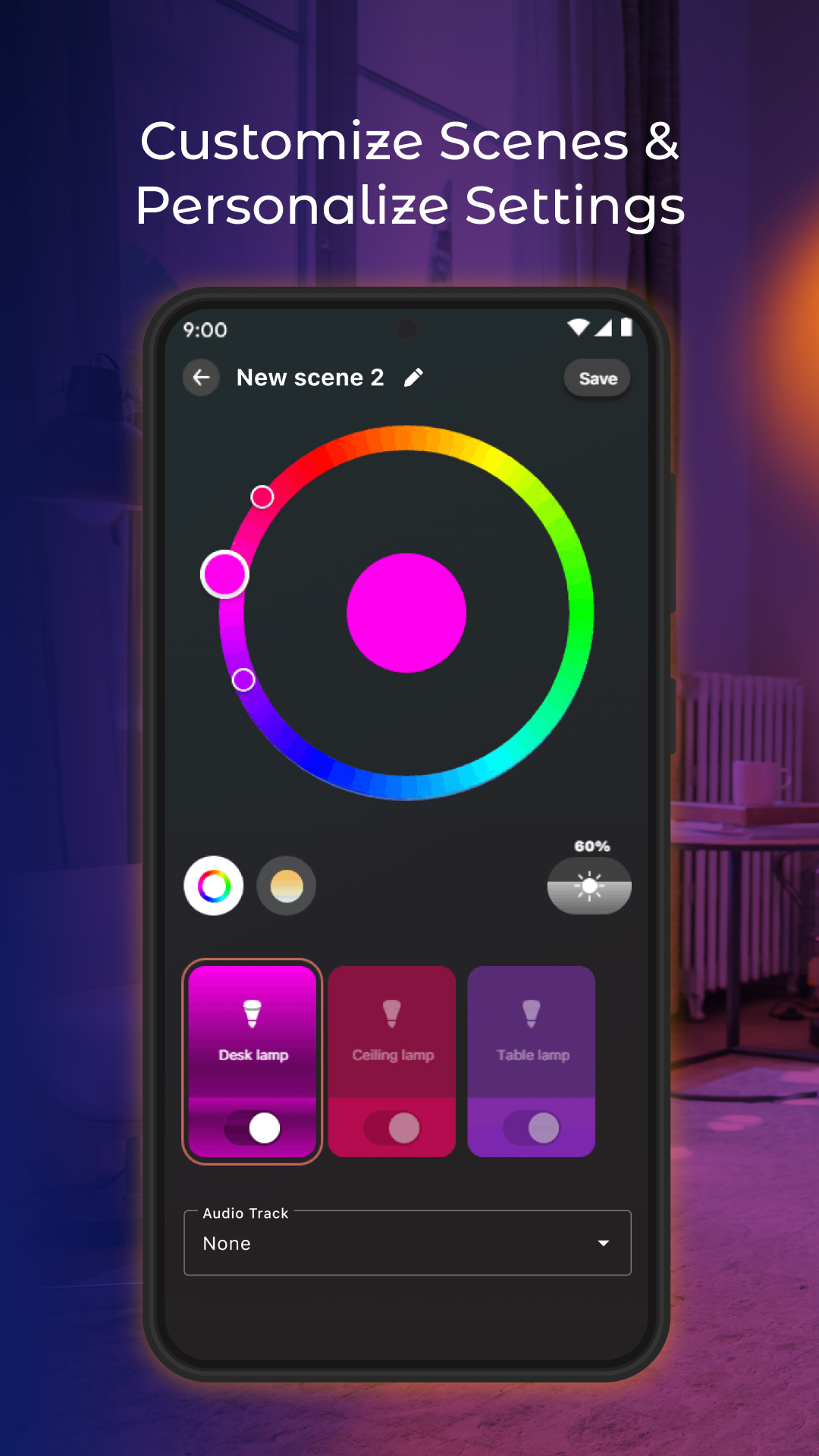 Hue Light App Remote Control APK screenshot